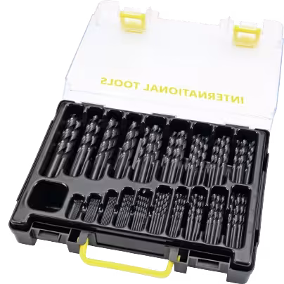 International Tools ECO HSS Set Spiraalboren DIN 338 Kruisaanslijping